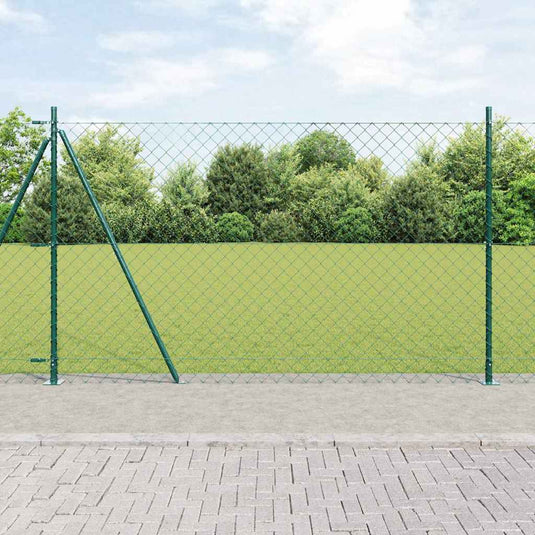 Vidaxl afrasteringspaal groen 10 x 1,6 m (60 x 60 mm gaas)