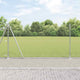 Vidaxl afrasteringspaal zilver 10 x 1,2 m (40 x 40 mm gaas) staal