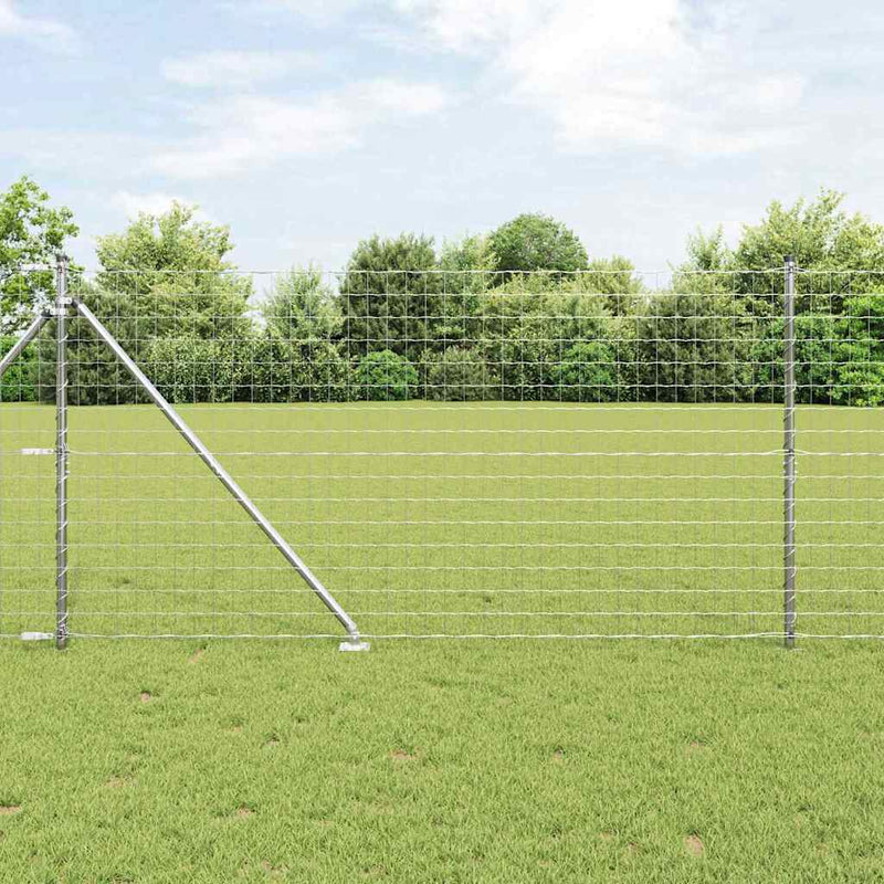 Afbeelding laden in galerijviewer, Vidaxl euro-hek met grondpennen 10 x 1,4 m gegalvaniseerd staal mesh
