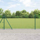 Vidaxl hek met paal groen 0,8 x 10 m staal en pvc