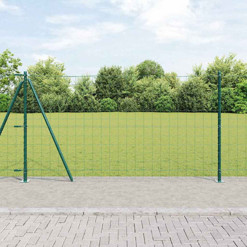 Afbeelding laden in galerijviewer, Vidaxl euro-hek met betonnen voetstuk 10 x 1,2 m pvc-coated staal mesh
