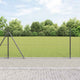 Vidaxl hek met paal grijs 0,8 x 25 m staal en pvc