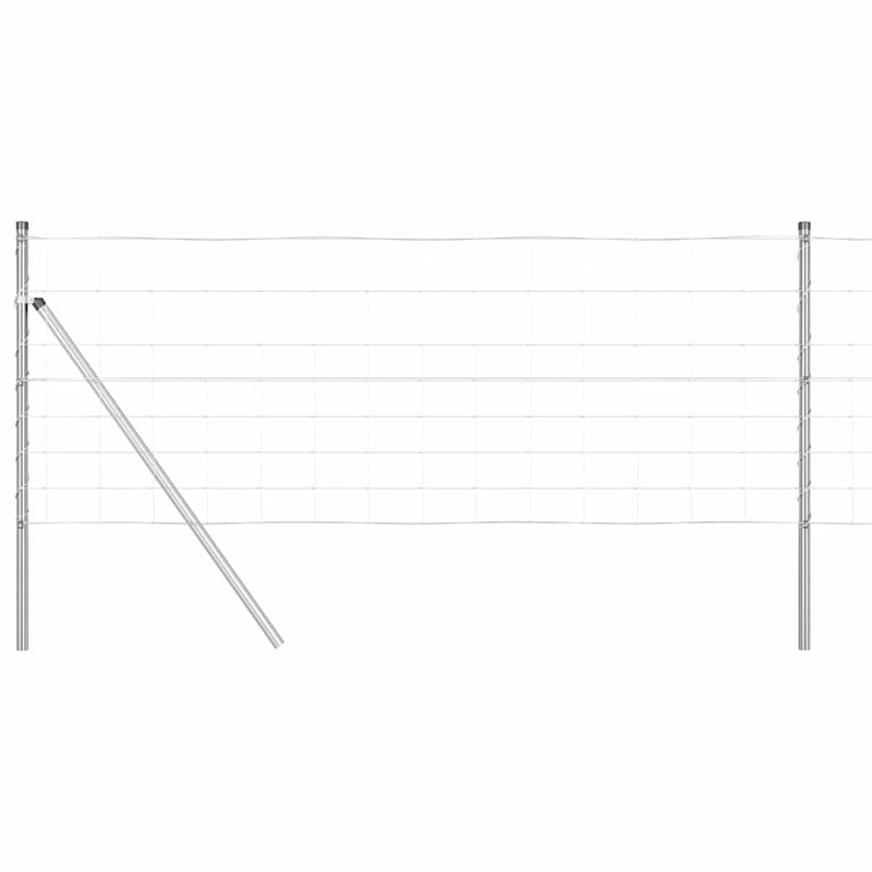 Afbeelding laden in galerijviewer, Vidaxl grond fix gelast draadhek 25 x 0,8 m gegalvaniseerd staal mesh
