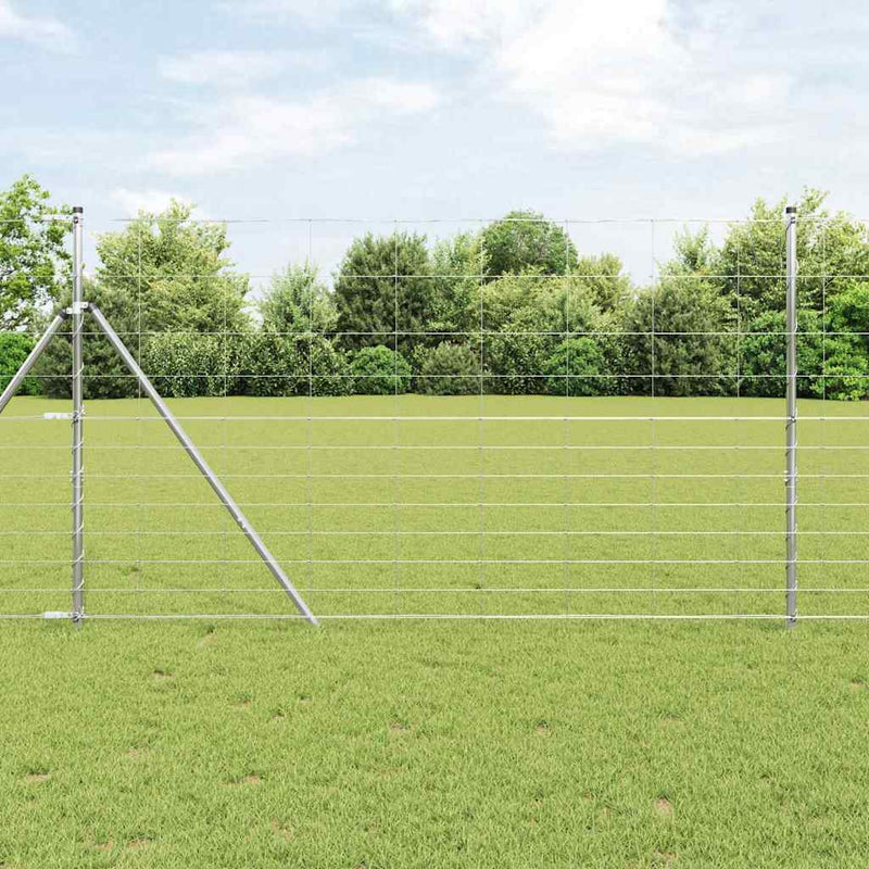 Afbeelding laden in galerijviewer, Vidaxl grond fix gelast draadhek 25 x 1,4 m gegalvaniseerd staal mesh
