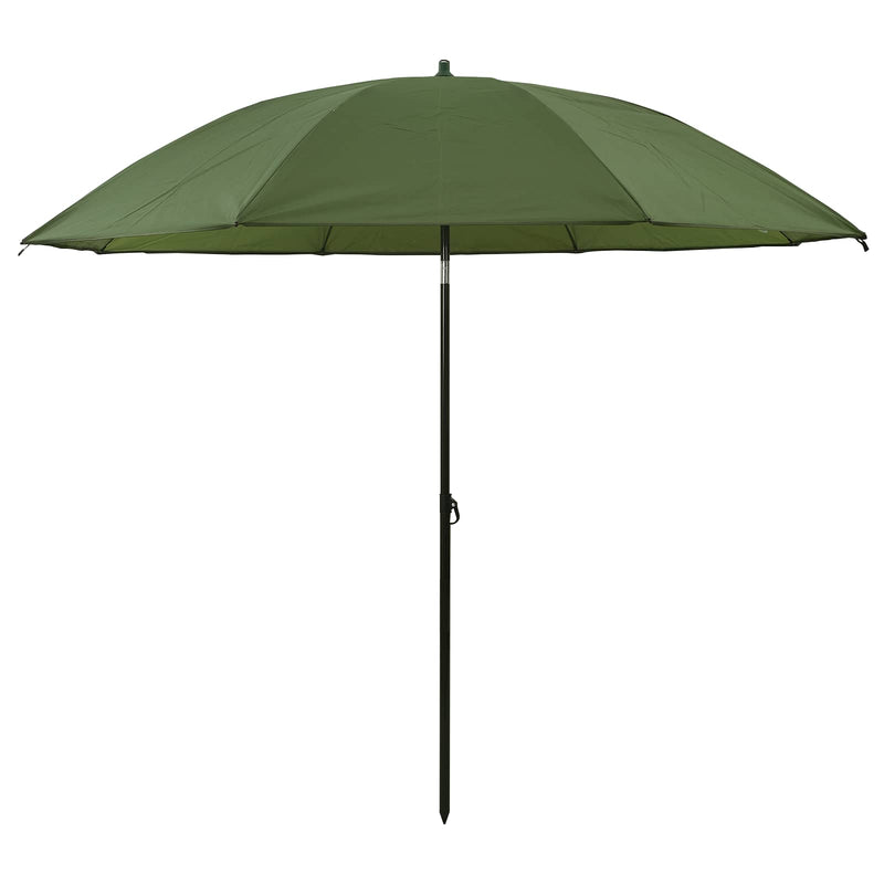 Afbeelding laden in galerijviewer, Vidaxl vis paraplu geel leger 220 x 193 cm oxford polyester
