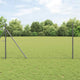 Vidaxl afrasteringspaal grijs 10 x 1,4 m (50 mm gaas) staal en pvc