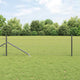 Vidaxl afrasteringspaal grijs 10 x 0,4 m (36 mm gaas) staal en pvc