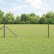 Vidaxl afrasteringspaal grijs 10 x 0,6 m (36 mm gaas) staal en pvc