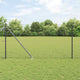 Vidaxl afrasteringspaal grijs 10 x 1,4 m (36 mm gaas) staal en pvc