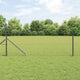 Vidaxl afrasteringspaal grijs 25 x 0,6 m (50 mm gaas) staal en pvc