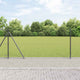 Vidaxl afrasteringspaal grijs 25 x 0,8 m (50 mm gaas) staal en pvc