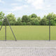 Vidaxl afrasteringspaal grijs 25 x 1,2 m (13 mm gaas) staal