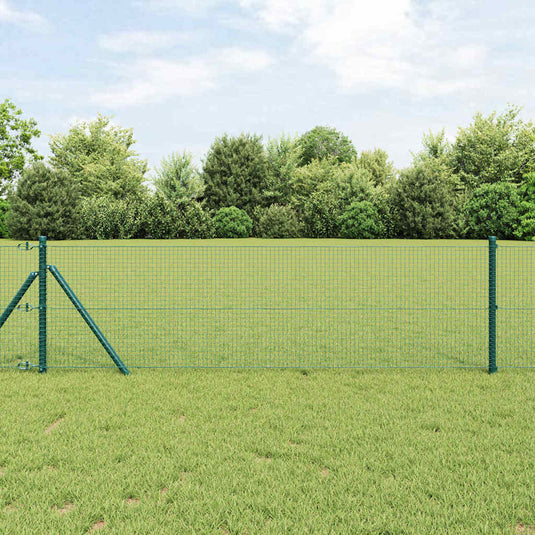 Vidaxl afrasteringspaal groen 25 x 0,6 m (19 x 19 mm gaas)
