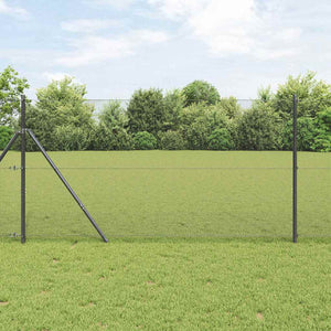 Vidaxl afrasteringspaal grijs 10 x 1,2 m (12 x 12 mm gaas)