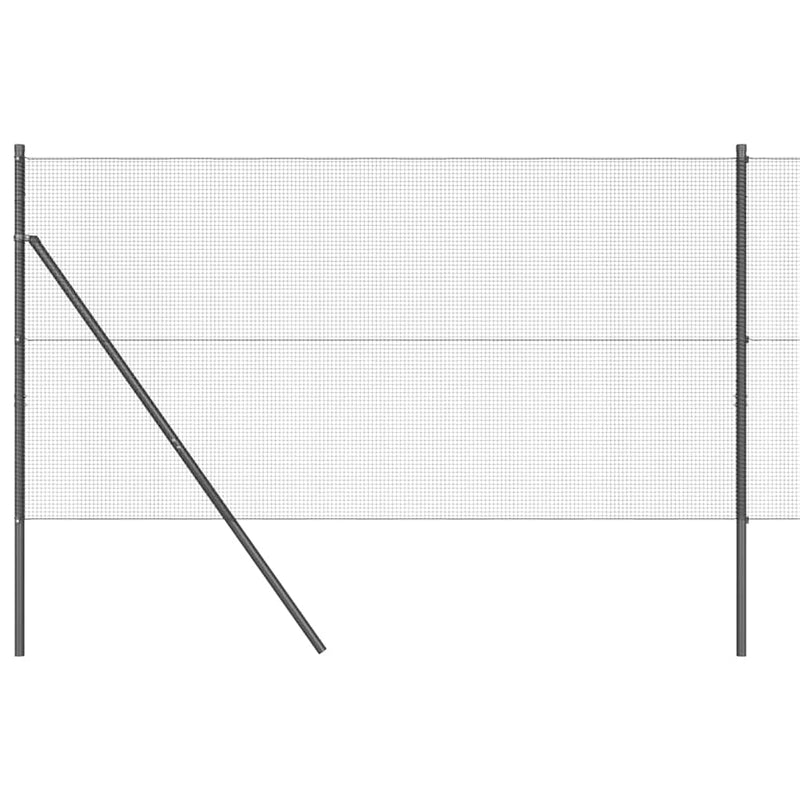 Afbeelding laden in galerijviewer, Vidaxl afrasteringspaal grijs 10 x 1,2 m (12 x 12 mm gaas)
