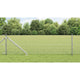 Vidaxl afrasteringspaal zilver 10 x 0,4 m (16 x 16 mm gaas) staal