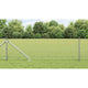 Vidaxl afrasteringspaal zilver 25 x 0,4 m (25 x 25 mm gaas) staal