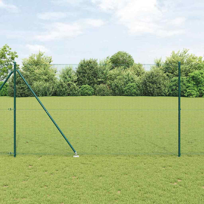 Afbeelding laden in galerijviewer, Vidaxl afrasteringspaal groen 10 x 1,6 m (25 x 25 mm gaas)

