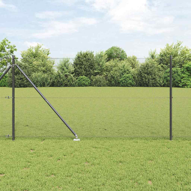 Afbeelding laden in galerijviewer, Vidaxl afrasteringspaal grijs 10 x 1,4 m (16 x 16 mm gaas)
