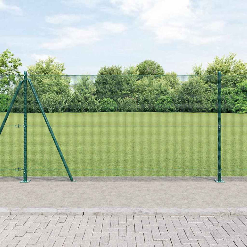 Afbeelding laden in galerijviewer, Vidaxl afrasteringspaal groen 10 x 1,2 m (12 x 12 mm gaas)
