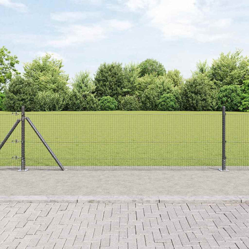 Afbeelding laden in galerijviewer, Vidaxl afrasteringspaal grijs 25 x 0,6 m (19 x 19 mm gaas)
