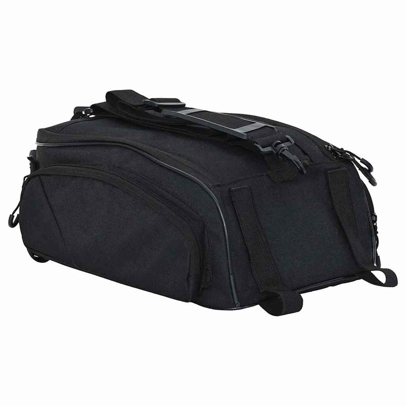 Afbeelding laden in galerijviewer, Vidaxl fietstas zwart 38 x 21 x 16 cm polyester
