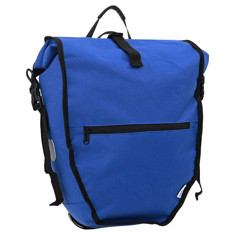 Afbeelding laden in galerijviewer, Vidaxl fietstas blauw 32,5 x 17 x 57 cm polyester
