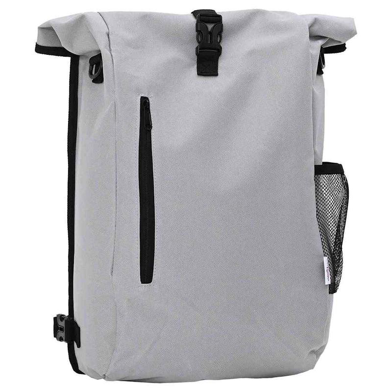 Afbeelding laden in galerijviewer, Vidaxl fietstas grijs 31 x 13 x 58 cm polyester

