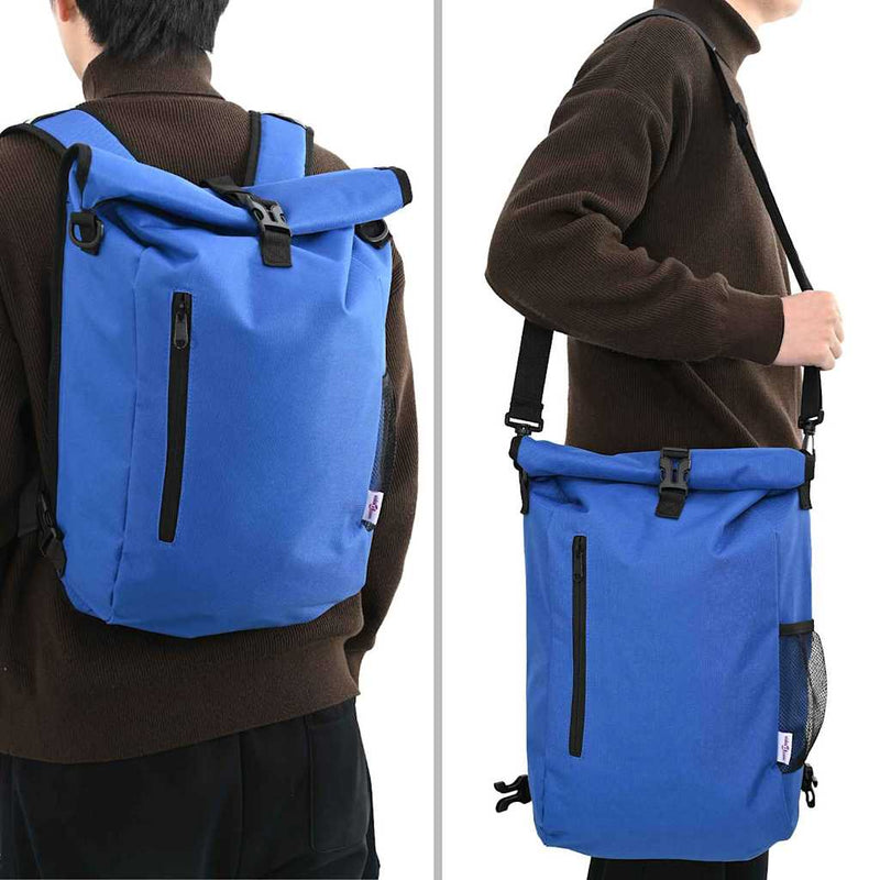 Afbeelding laden in galerijviewer, Vidaxl fietstas blauw 31 x 13 x 58 cm polyester
