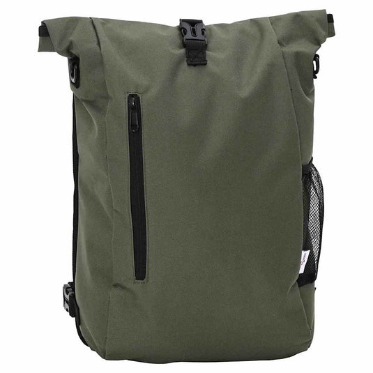 Vidaxl fietstas olijfgroen 31 x 13 x 58 cm polyester