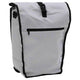Vidaxl fietstas grijs 34 x 16 x 59 cm polyester