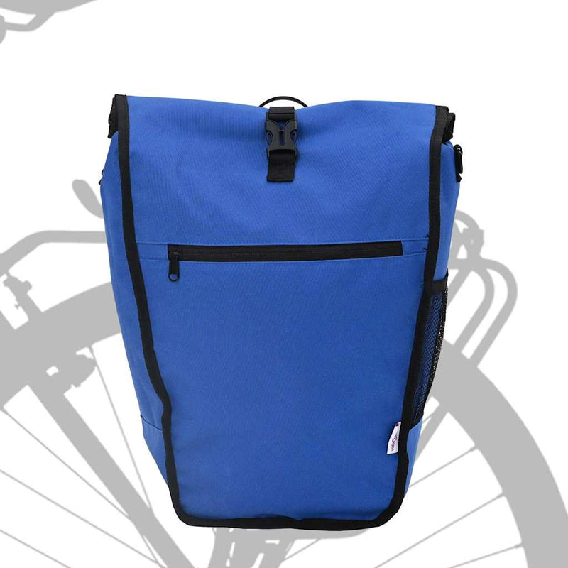 Afbeelding laden in galerijviewer, Vidaxl fietstas blauw 34 x 16 x 59 cm polyester
