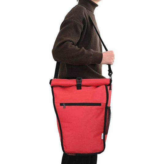Vidaxl fietstas rood 34 x 16 x 59 cm polyester