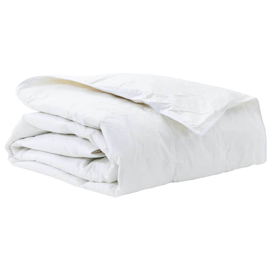 Vidaxl dekbed wit 140 x 220 cm veren