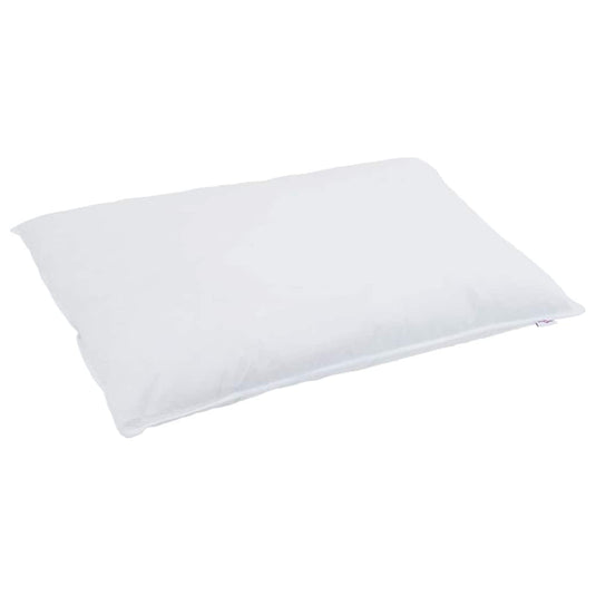 Vidaxl hoofdkussen met kussen wit 40 x 80 cm veren