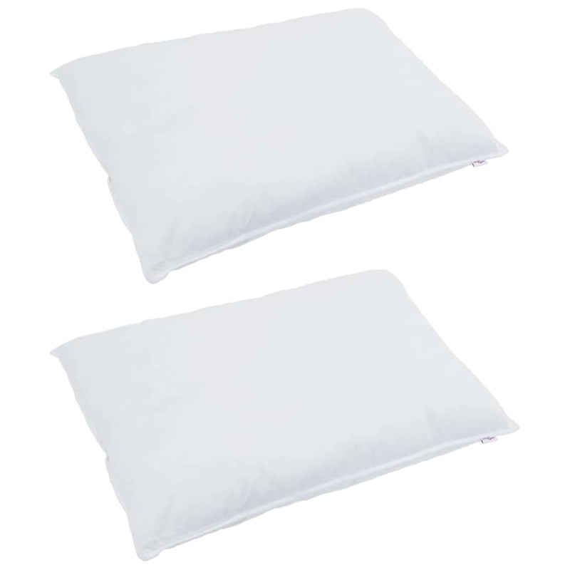Afbeelding laden in galerijviewer, Vidaxl hoofdkussen met kussen 2 pcs wit 60 x 80 cm veren
