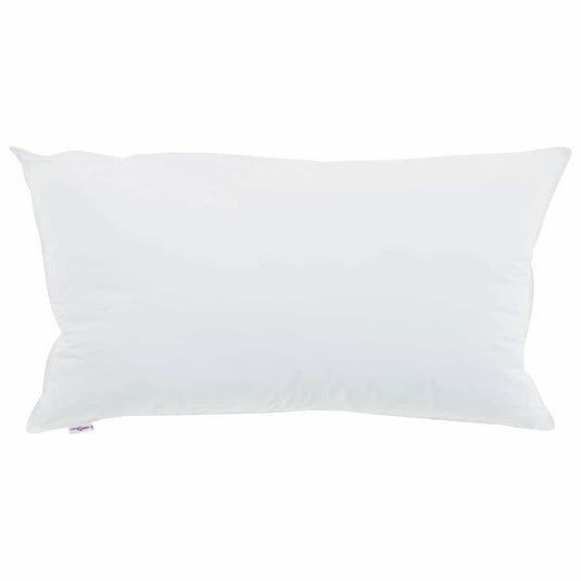 Vidaxl hoofdkussen met kussen 2 pcs wit 40 x 80 cm katoen
