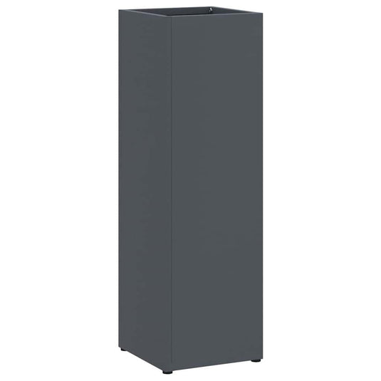 Vidaxl paraplu standaard antraciet 15,5 x 15,5 x 49 cm metaal