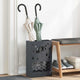 Vidaxl paraplu standaard antraciet 28 x 12 x 41 cm staal