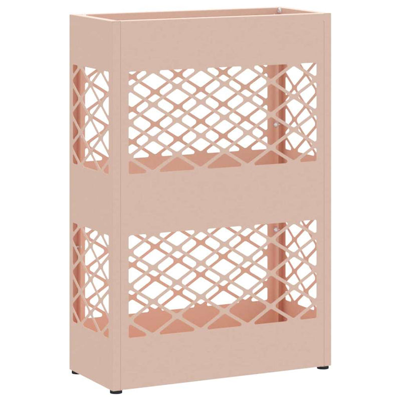 Afbeelding laden in galerijviewer, Vidaxl paraplu standaard roze 28 x 12 x 41 cm staal
