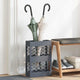 Vidaxl paraplu standaard antraciet 28 x 12 x 41 cm staal