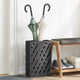 Vidaxl paraplu standaard zwart 28 x 12 x 41 cm staal