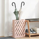 Vidaxl paraplu standaard roze 28 x 12 x 41 cm staal