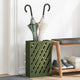 Vidaxl paraplu standaard olijfgroen 28 x 12 x 41 cm staal