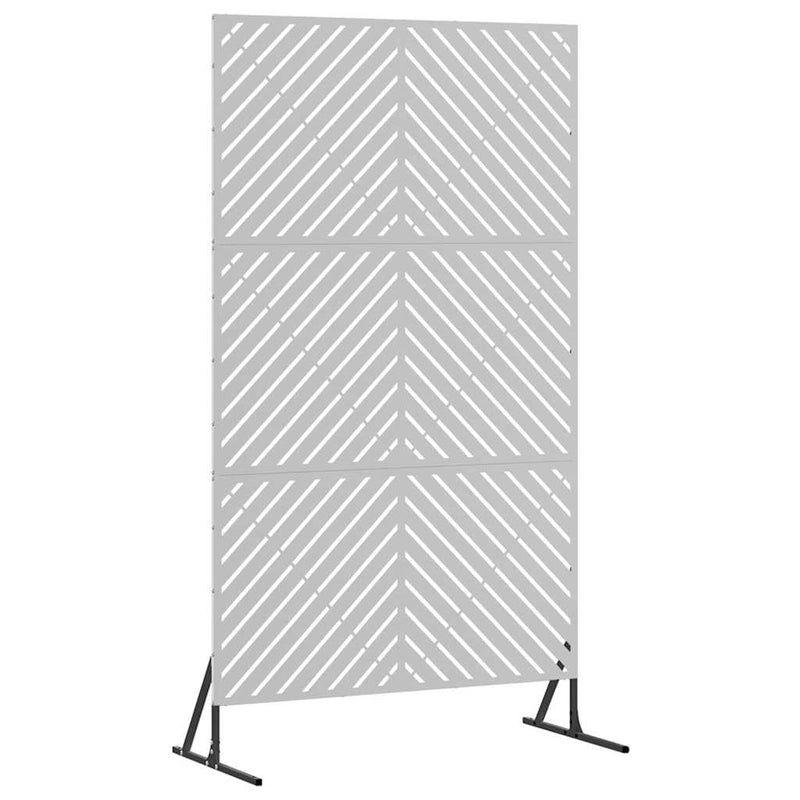Afbeelding laden in galerijviewer, Vidaxl privacyscherm 100 x 50 x 180 cm gegalvaniseerd staal zilver
