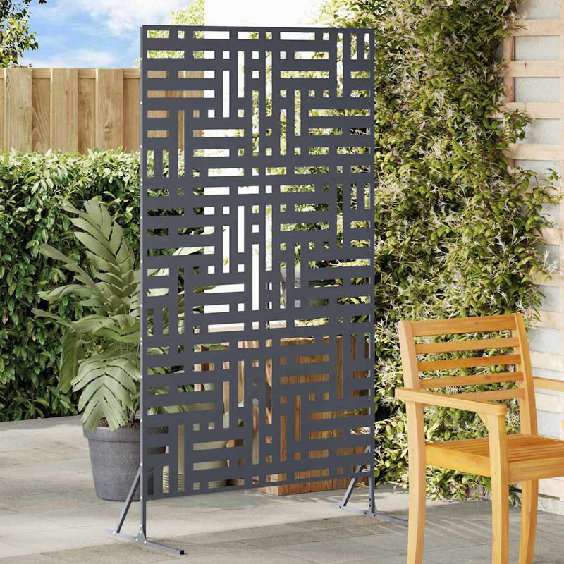 Afbeelding laden in galerijviewer, Vidaxl privacyscherm 100 x 50 x 180 cm staal antraciet
