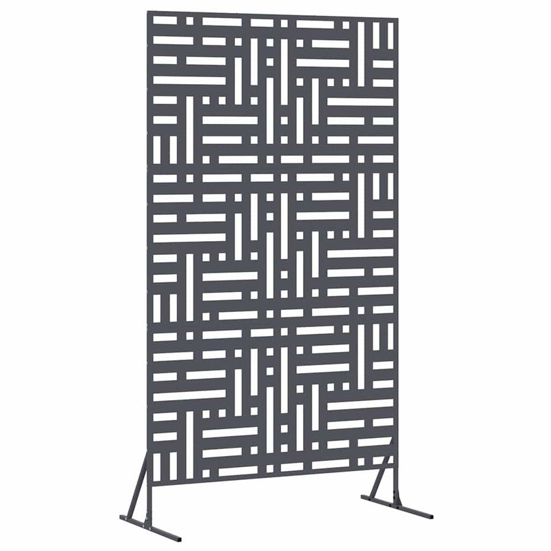Afbeelding laden in galerijviewer, Vidaxl privacyscherm 100 x 50 x 180 cm staal antraciet
