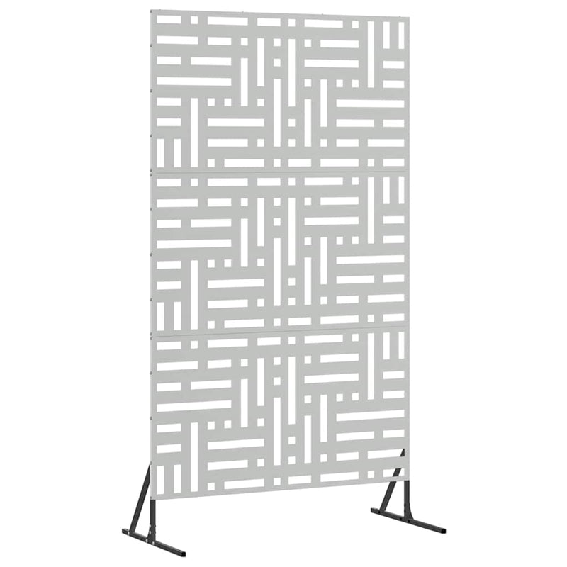 Afbeelding laden in galerijviewer, Vidaxl privacyscherm 100 x 50 x 180 cm gegalvaniseerd staal zilver
