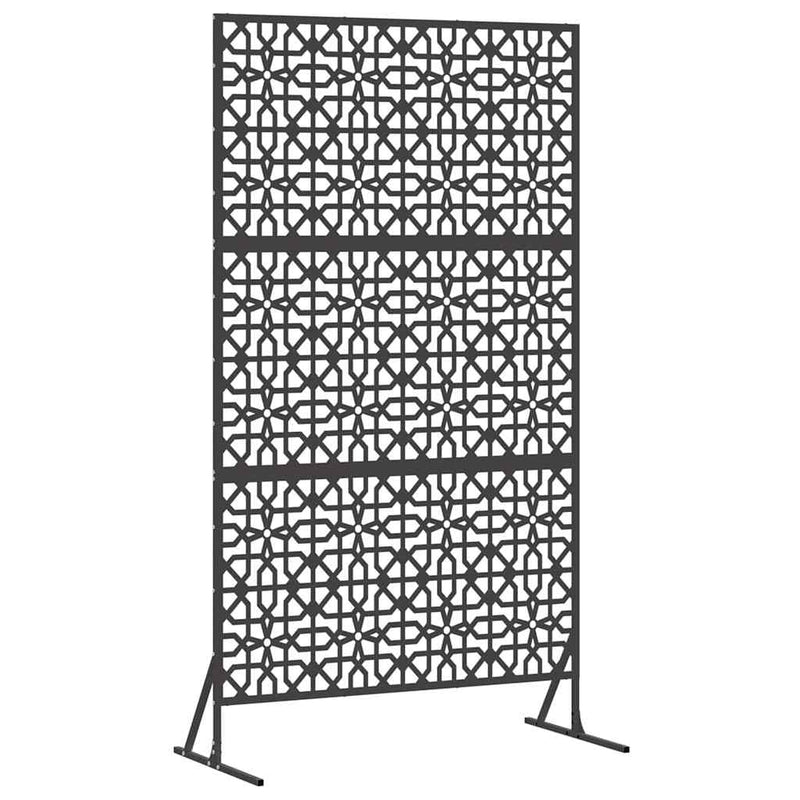 Afbeelding laden in galerijviewer, Vidaxl privacyscherm 100 x 50 x 180 cm staal zwart

