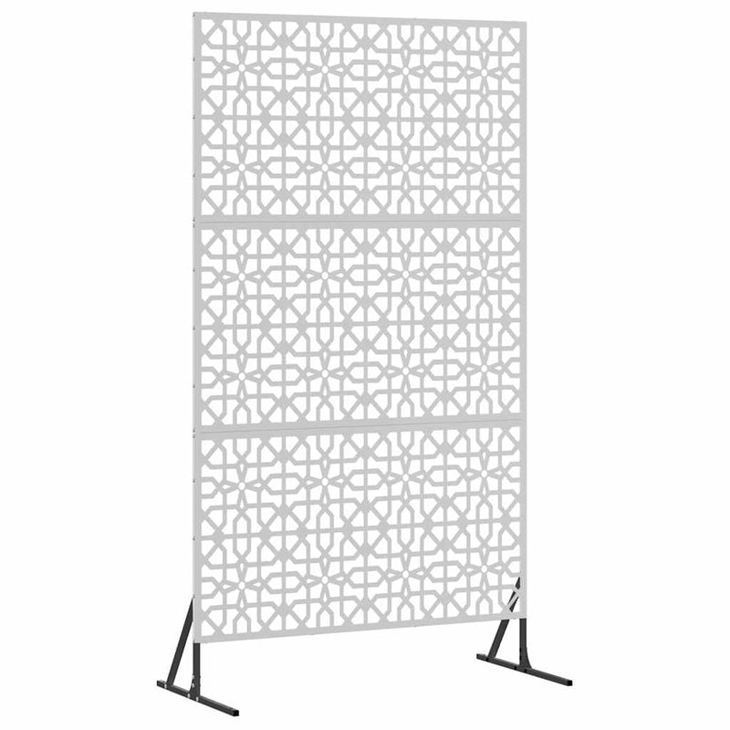 Afbeelding laden in galerijviewer, Vidaxl privacyscherm grijs 100 x 50 x 180 cm staal
